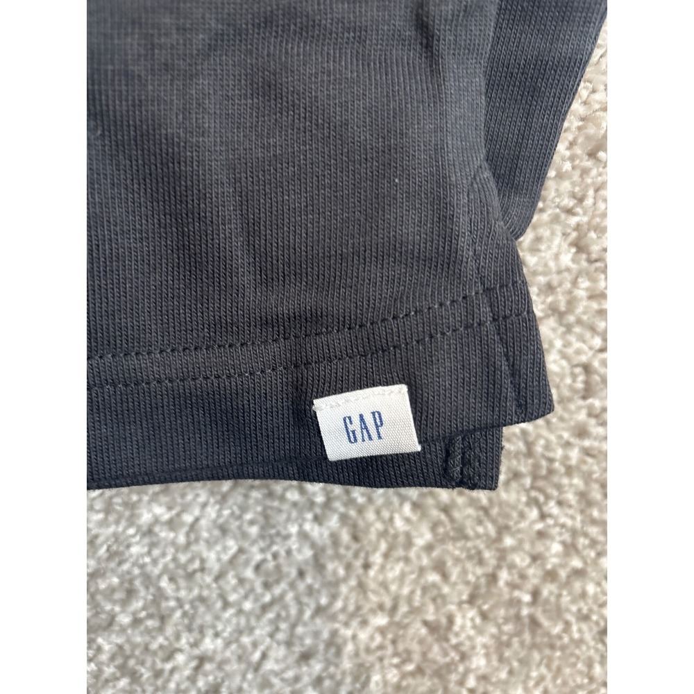 GAP Kids Boys Black Long Sleeve Rugby Shirt Graphic Boys Size Large (10) - Picture 4 of 7